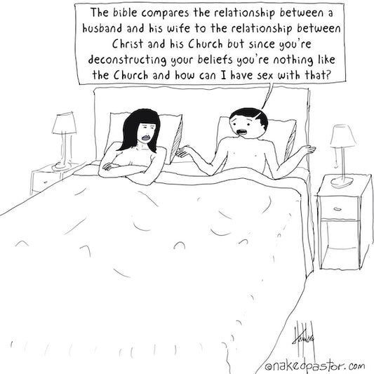 Sex with Your Deconstructing Partner Digital Cartoon