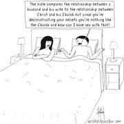 Sex with Your Deconstructing Partner Digital Cartoon - by nakedpastor