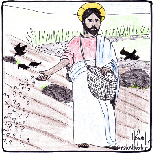 The Sower Digital Cartoon