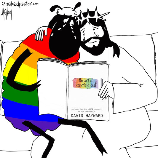 The Art of Coming Out Digital Cartoon