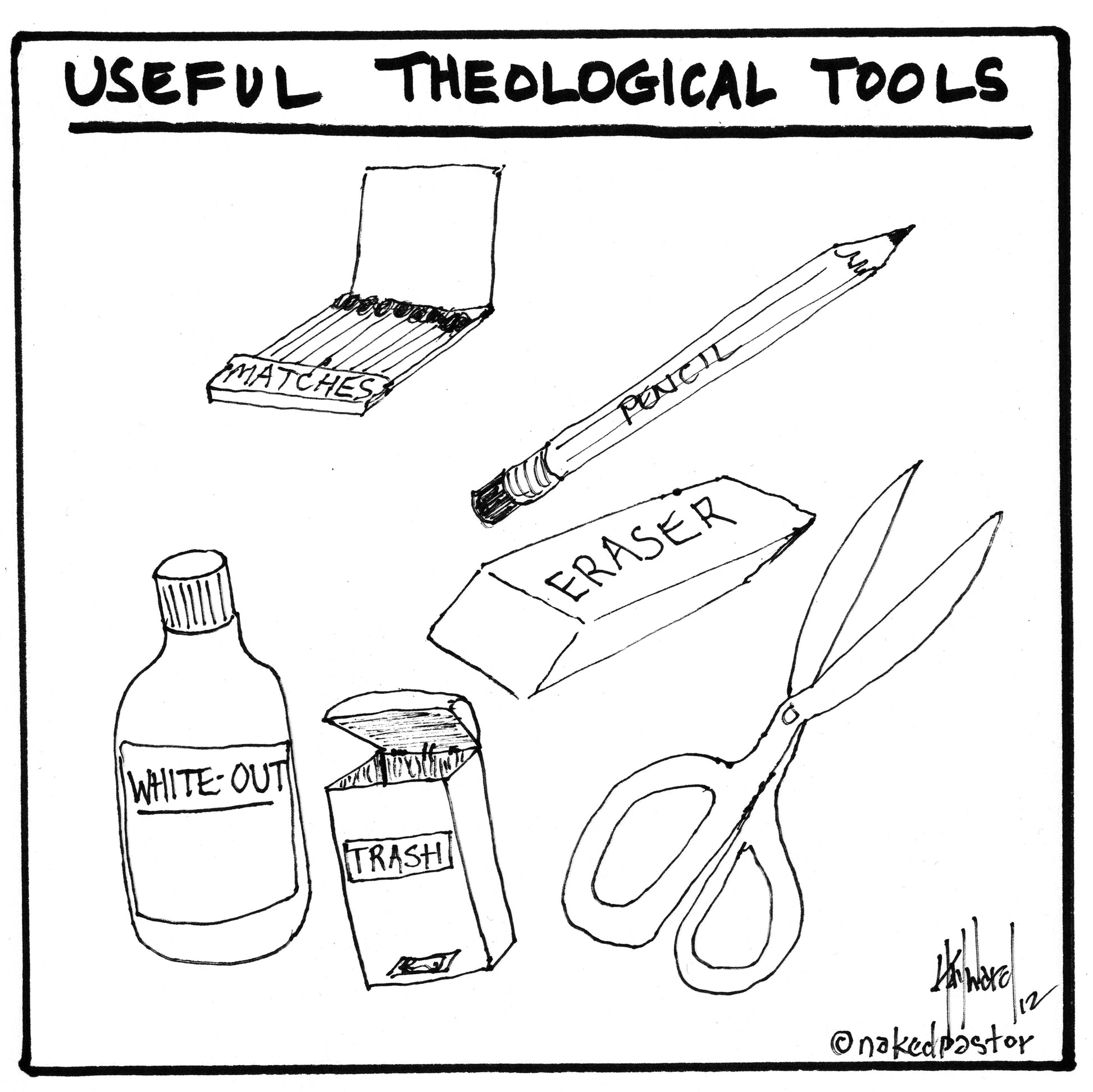 Tools for Deconstruction Digital Cartoon - by nakedpastor