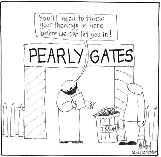 Theology Trash Digital Cartoon