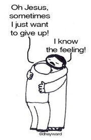 Want to Give Up Digital Cartoon - by nakedpastor