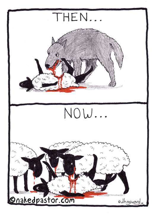 Who Needs Wolves? Digital Cartoon