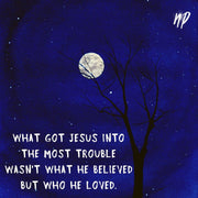 Who He Loved Digital Cartoon - by nakedpastor
