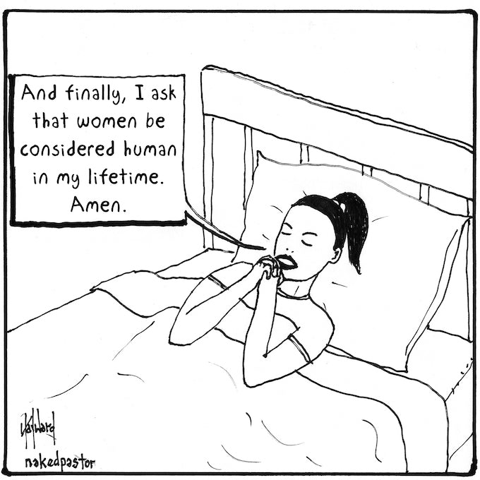 Women are Human Too Digital Cartoon - by nakedpastor