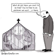 Free in There Digital Cartoon - by nakedpastor
