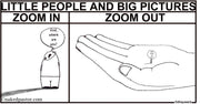 Zoom in Zoom out Digital Cartoon - by nakedpastor